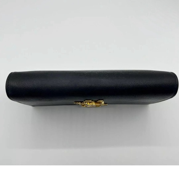 YSL Wallet YVES SAINT LAURENT Wallet Logo Christmas Star Long Wallet 💝 - Picture 9 of 12